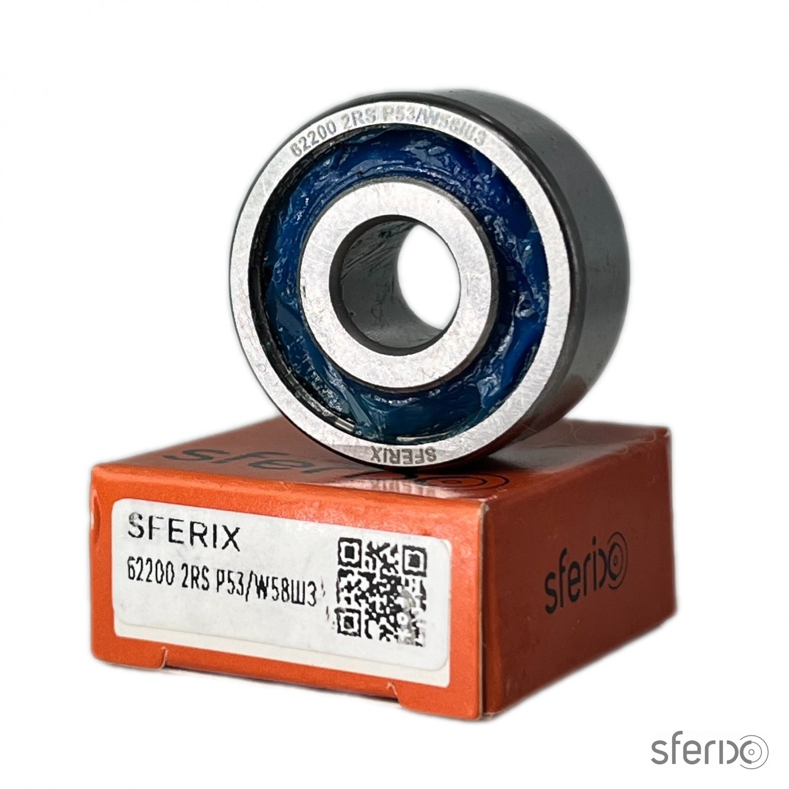 Радиальный однорядный подшипник 62200 2RS P53/W58Ш3 SFERIX - Сферикс - фото -  4
